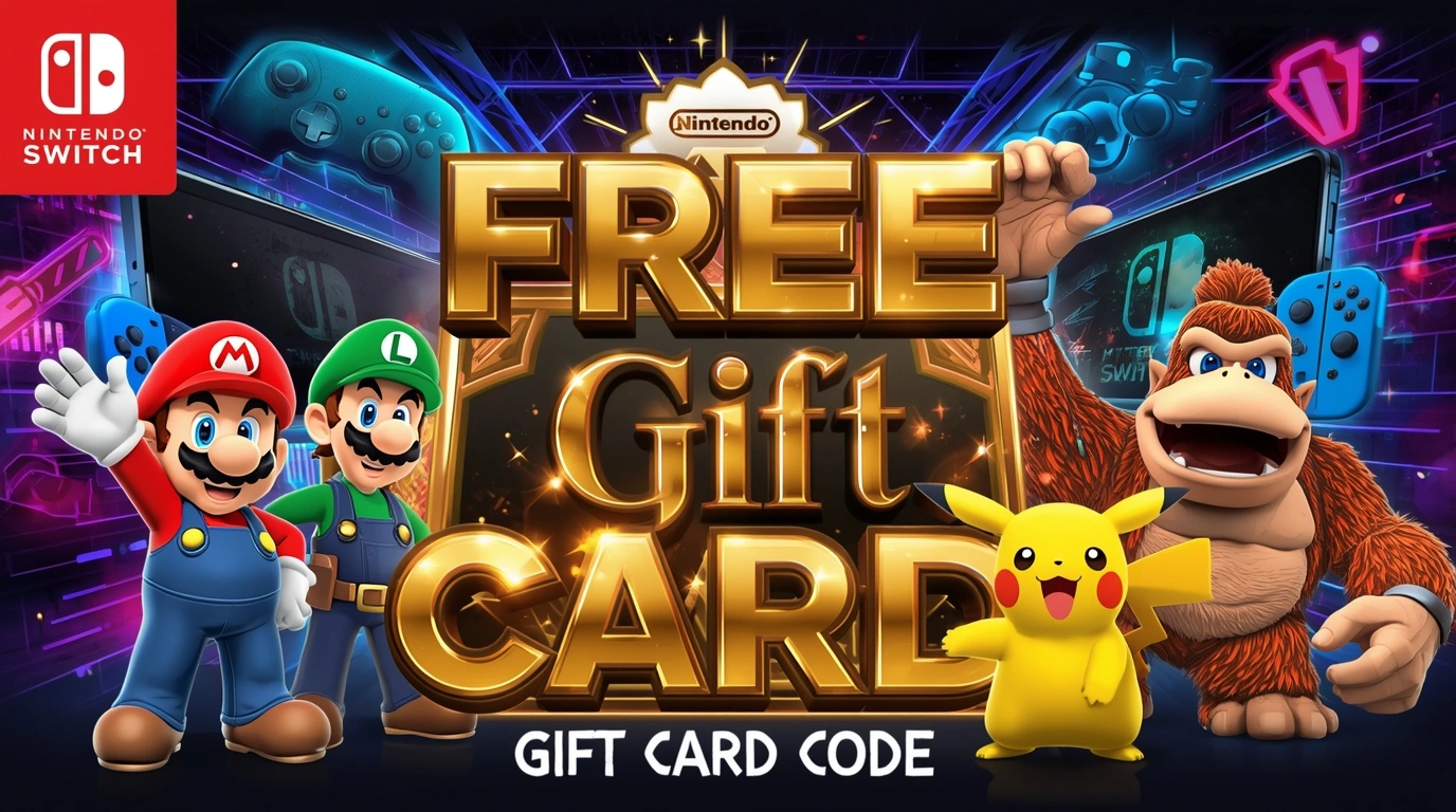 How to Get a Free Nintendo Gift Card Code in 2025 – 100% Working